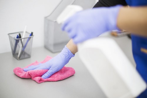 Professional commercial carpet cleaning for an office in SW15