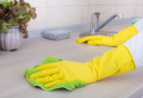 Turnaround cleaning in a SW15 apartment with fresh bedding