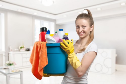 Image showing screen-reader friendly service information for Cleaners SW15